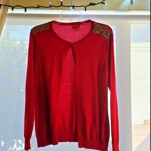 EUC, Merona Cute sequin sweater!